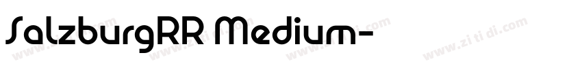 SalzburgRR Medium字体转换